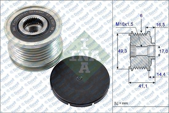 INA 535017810 Alternator Kasnagi 207-208 I 2008 I 3008 I-Ii 308 Ii 5008 I-Ii Partner Grandland / Grandland X Ds3-Ds4-Ds5 C5 Iii C5 Aircross C4i-Ii C3 Berlingo 1.6thp 1.6 Vti 1.4 16v